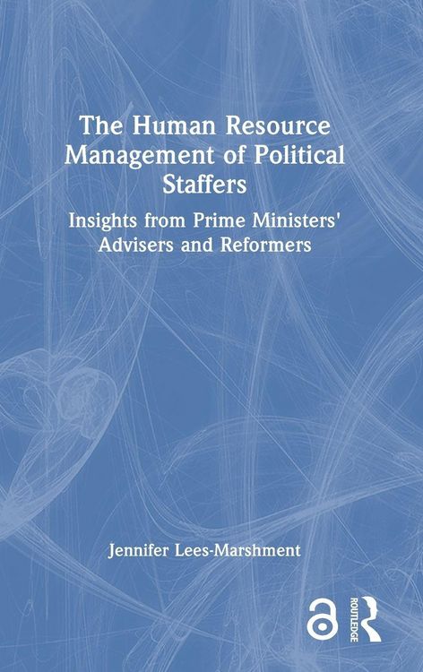 Produktbild: The Human Resource Management of Political Staffers