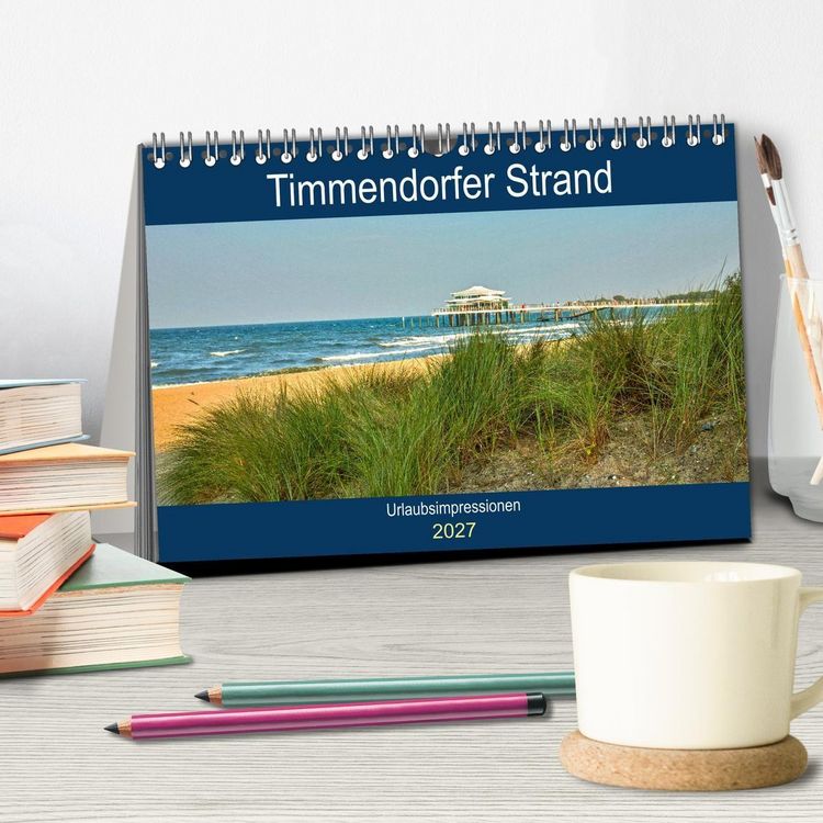 Produktbild: Timmendorfer Strand - Urlaubsimpressionen (Tischkalender 2027 DIN A5 quer), CALVENDO Monatskalender