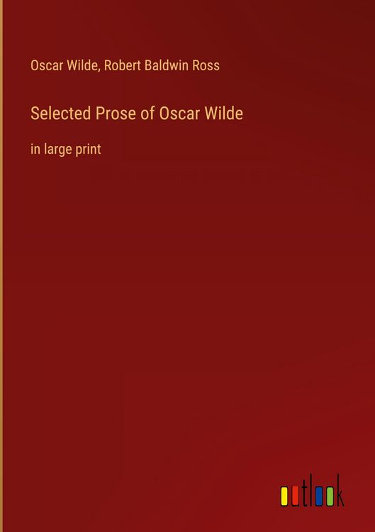 Produktbild: Selected Prose of Oscar Wilde