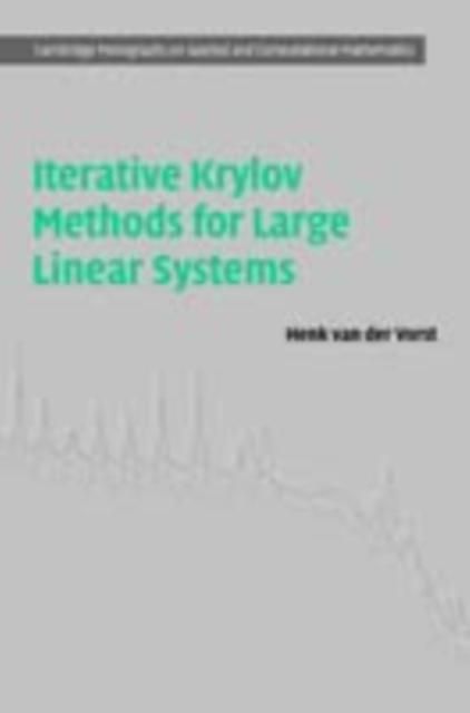 Produktbild: Iterative Krylov Methods for Large Linear Systems