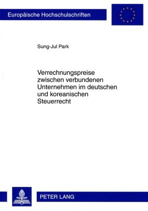 Produktbild: Verrechnungspreise zwischen verbundenen Unternehmen im deutschen und koreanischen Steuerrecht