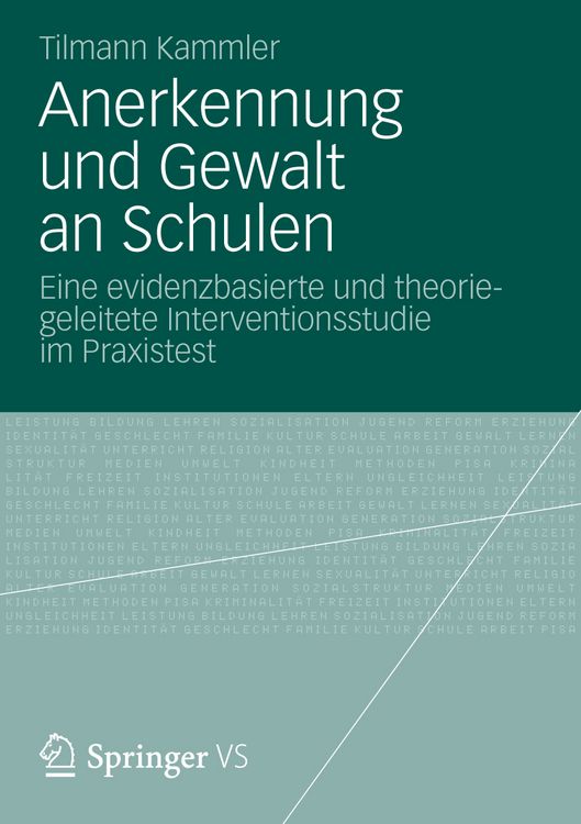 Produktbild: Anerkennung und Gewalt an Schulen