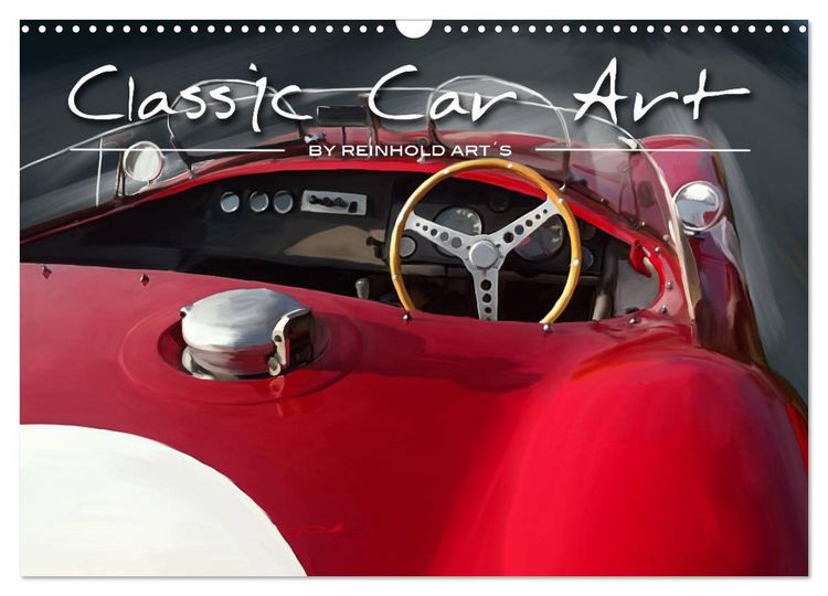 Produktbild: Classic Car Art by Reinhold Art&acute;s (Wandkalender 2026 DIN A3 quer), CALVENDO Monatskalender