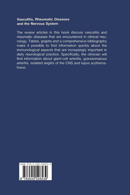 Produktbild: Vasculitis, Rheumatic Disease and the Nervous System