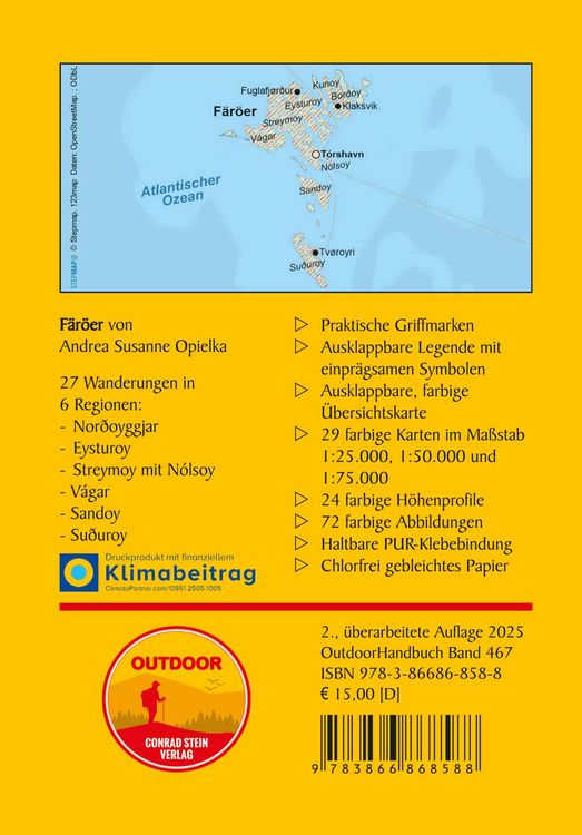 Produktbild: F&auml;r&ouml;er 27 Wanderungen zwischen Gipfeln und K&uuml;ste