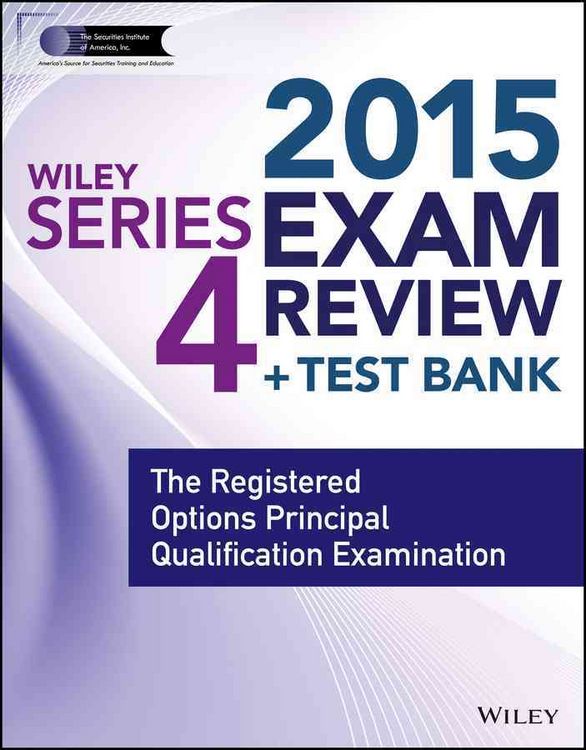 Produktbild: Wiley Series 4 Exam Review 2015 + Test Bank