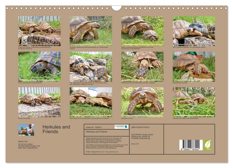 Produktbild: Herkules and Friends (Wandkalender 2026 DIN A3 quer), CALVENDO Monatskalender