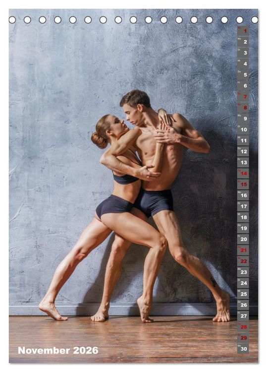 Produktbild: Sinneseindruck Ballett (Tischkalender 2026 DIN A5 hoch), CALVENDO Monatskalender