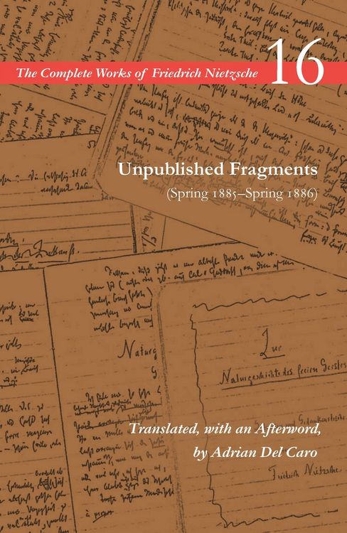 Produktbild: Unpublished Fragments (Spring 1885-Spring 1886)
