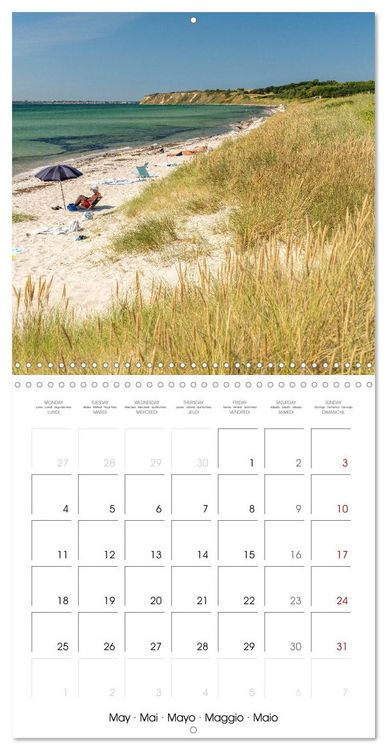 Produktbild: A journey along the Baltic Coast (Wall Calendar 2026 12 &times; 12 Inch) CALVENDO 12 Month Wall Calendar
