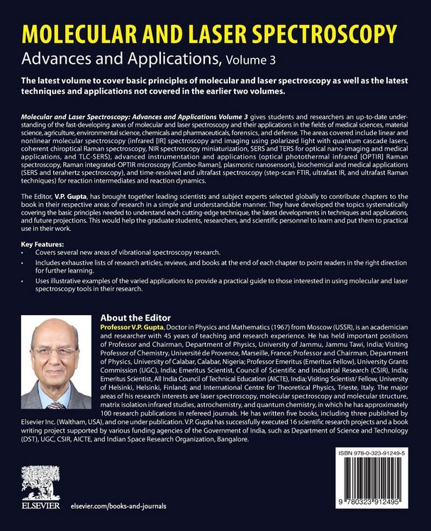 Produktbild: Molecular and Laser Spectroscopy