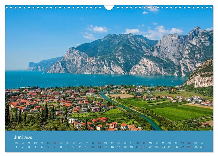 Produktbild: Gardasee - lago di Garda by Sascha Ferrari (Wandkalender 2026 DIN A3 quer), CALVENDO Monatskalender