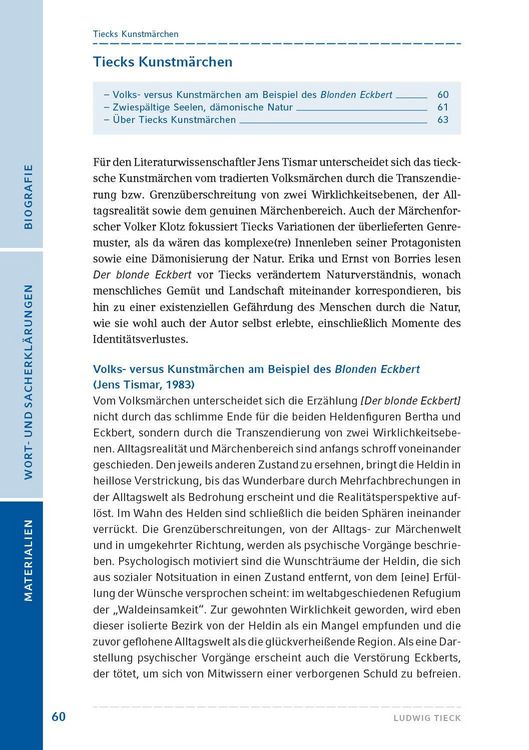 Produktbild: Der blonde Eckbert / Der Runenberg