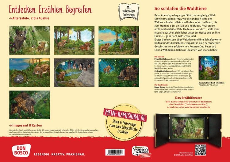 Produktbild: Wie schl&auml;ft der Wald? Kamishibai Bildkartenset