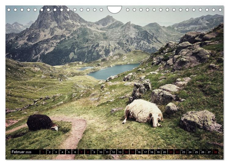 Produktbild: GR 10 Fernwanderweg durch die franz&ouml;sischen Pyren&auml;en (Wandkalender 2026 DIN A4 quer), CALVENDO Monatskalender