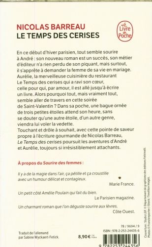Produktbild: Barreau, N: Temps des cerises
