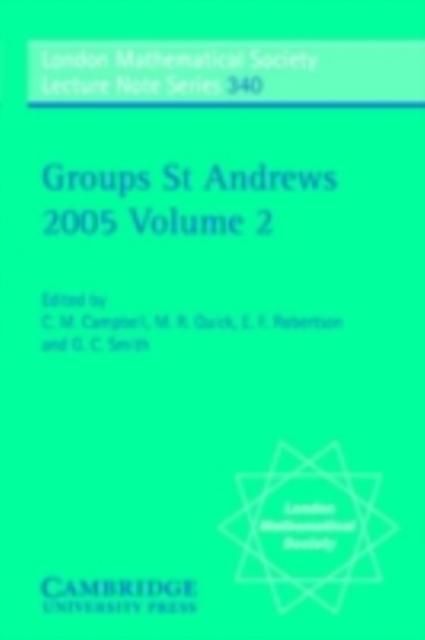 Produktbild: Groups St Andrews 2001 in Oxford: Volume 2