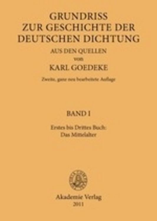 Produktbild: Erstes bis Drittes Buch: Das Mittelalter