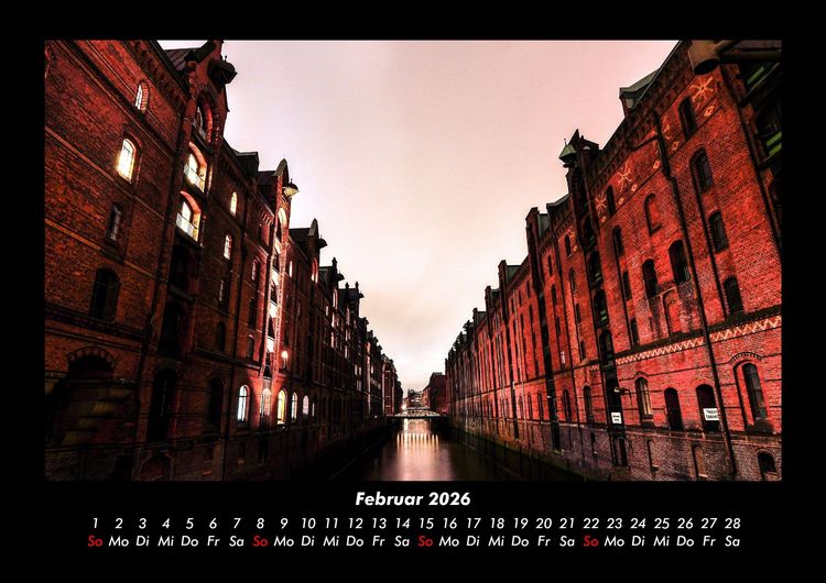 Produktbild: Hamburg 2026 Fotokalender DIN A3