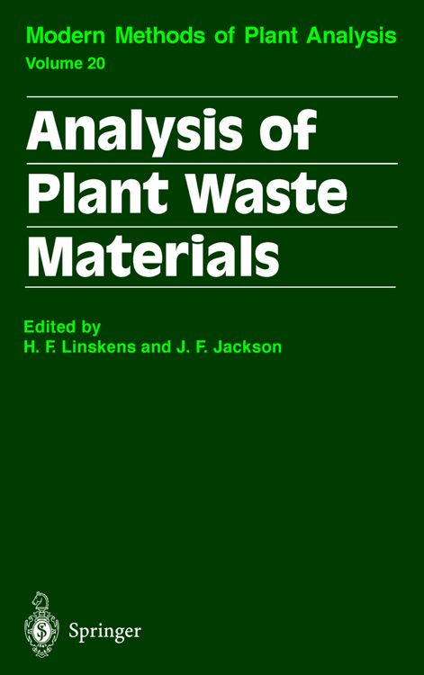 Produktbild: Analysis of Plant Waste Materials