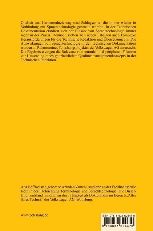 Produktbild: Qualit&auml;tssicherung in der Technischen Dokumentation