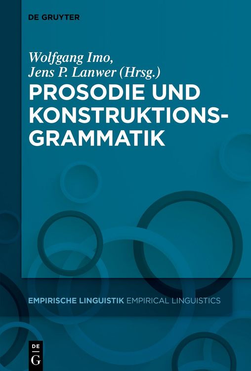 Produktbild: Prosodie und Konstruktionsgrammatik