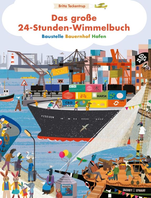 Produktbild: Das gro&szlig;e 24-Stunden-Wimmelbuch