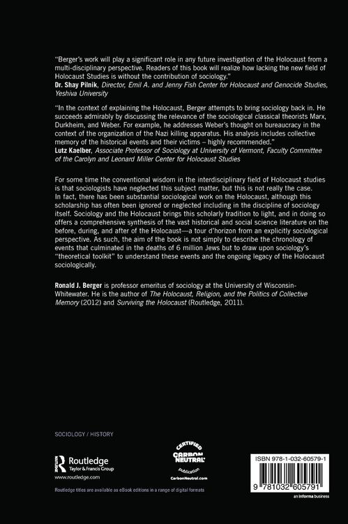 Produktbild: Sociology and the Holocaust