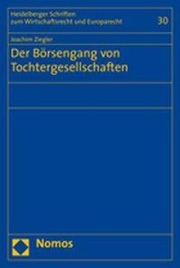 Produktbild: Der B&ouml;rsengang von Tochtergesellschaften
