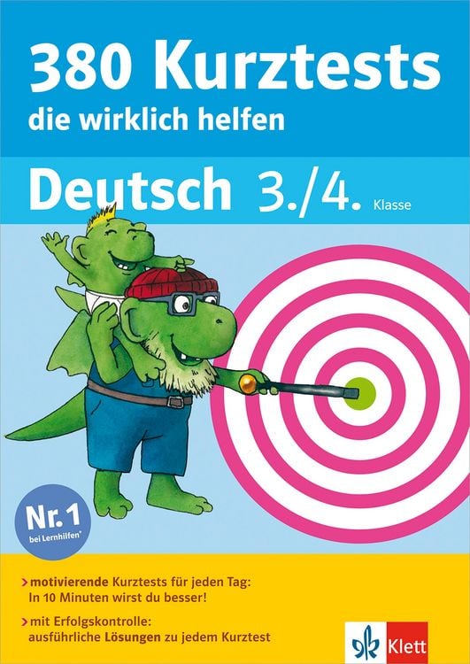 Produktbild: Klett 380 Kurztests, die wirklich helfen - Deutsch 3./4. Klasse