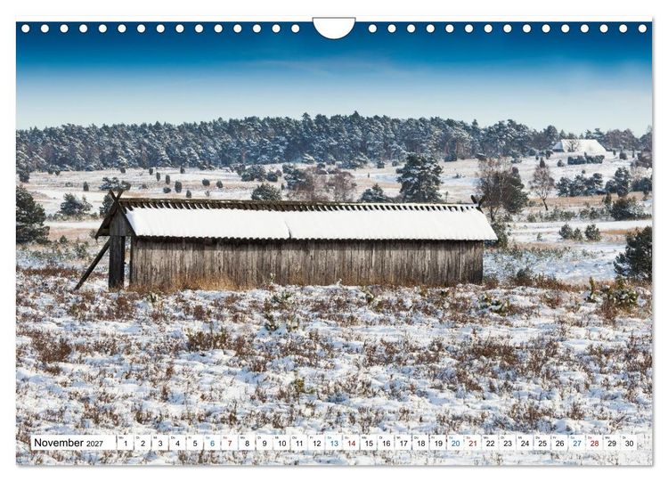 Produktbild: L&uuml;neburger Heide &ndash; Im Wandel der Jahreszeiten (Wandkalender 2027 DIN A4 quer), CALVENDO Monatskalender