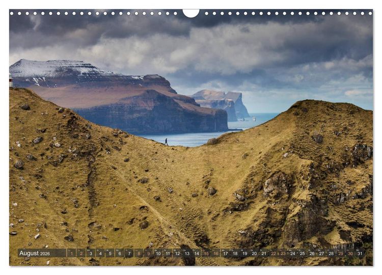 Produktbild: F&auml;r&ouml;er Inseln - Raue Landschaften im Atlantik (Wandkalender 2026 DIN A3 quer), CALVENDO Monatskalender