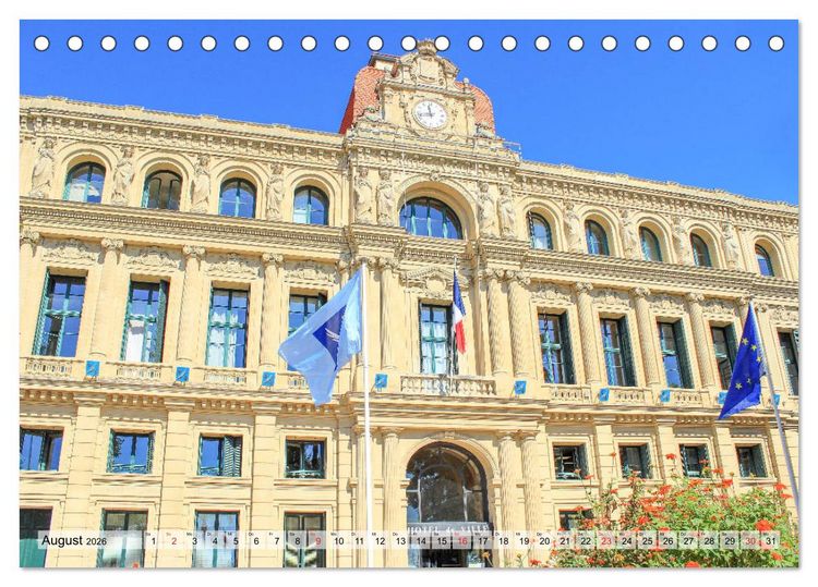Produktbild: S&uuml;dfrankreich - C&ocirc;te d&rsquo;Azur (Tischkalender 2026 DIN A5 quer), CALVENDO Monatskalender