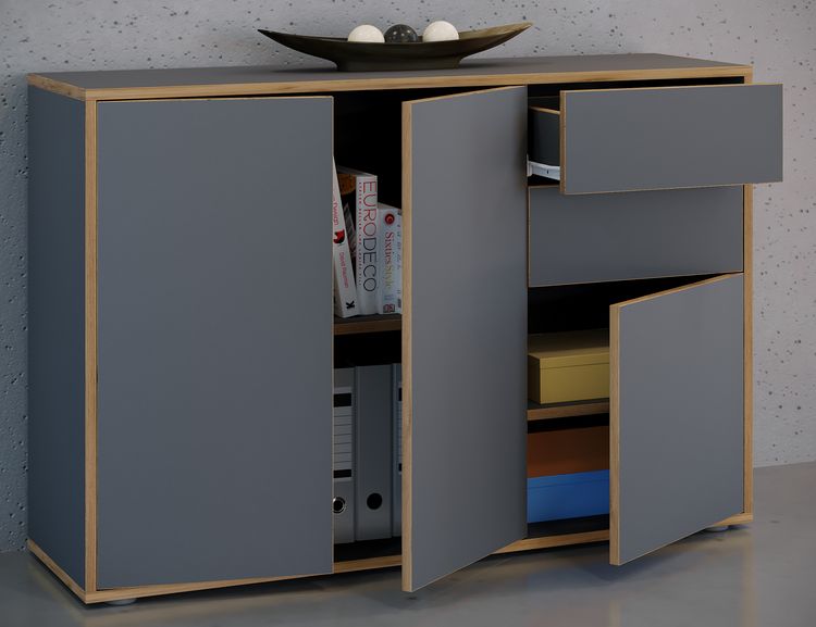 Produktbild: Holz Kommode Sideboard Salia Breite 110 Schublade