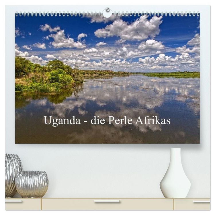 Produktbild: Uganda - die Perle Afrikas (hochwertiger Premium Wandkalender 2026 DIN A2 quer), Kunstdruck in Hochglanz