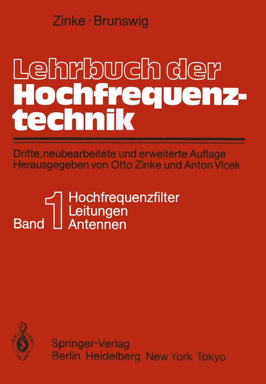 Produktbild: Lehrbuch der Hochfrequenztechnik
