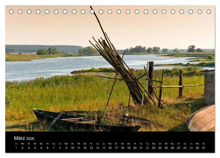 Produktbild: Brandenburg - Landschaften zwischen Elbe und Oder (Tischkalender 2026 DIN A5 quer), CALVENDO Monatskalender