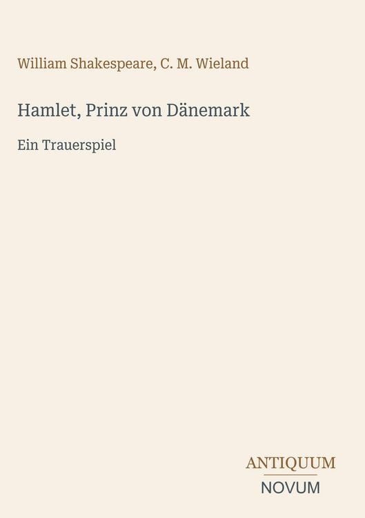 Produktbild: Hamlet, Prinz von D&auml;nemark