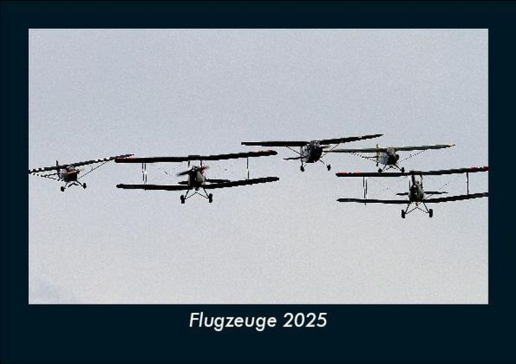Produktbild: Flugzeuge 2025 Fotokalender DIN A5
