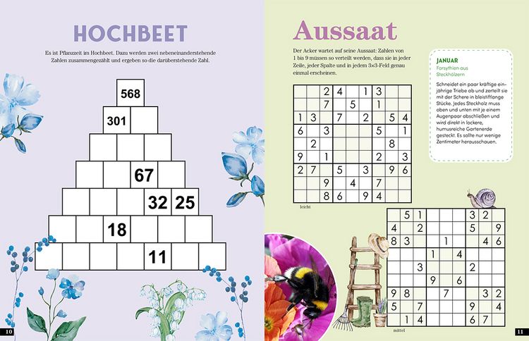 Produktbild: Das Garten-R&auml;tselbuch 2 &ndash; Mit Profi-Tipps von &bdquo;Wir sind Garten&ldquo;