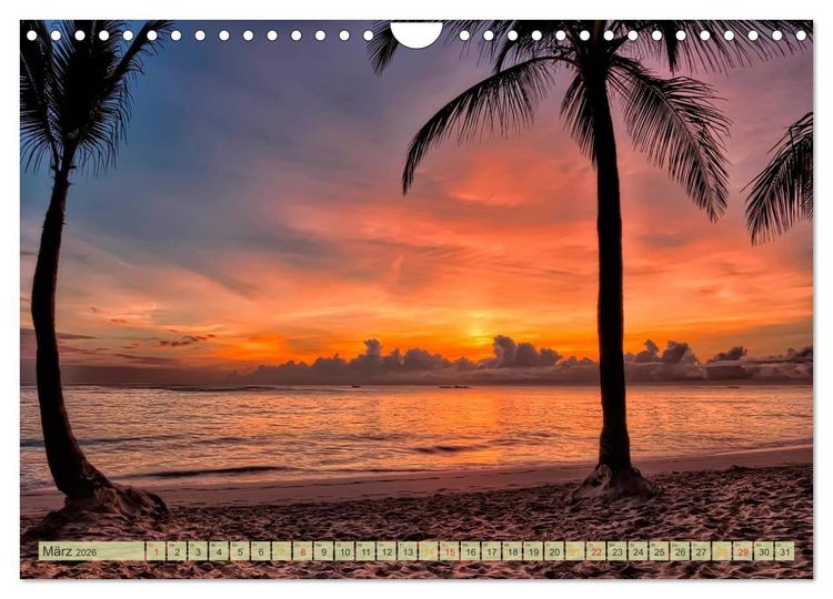 Produktbild: Die gro&szlig;en Antillen - Dominikanische Republik (Wandkalender 2026 DIN A4 quer), CALVENDO Monatskalender