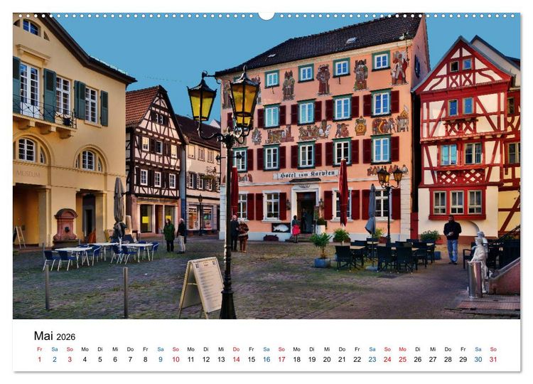 Produktbild: Odenwald - Impressionen (Wandkalender 2026 DIN A2 quer), CALVENDO Monatskalender