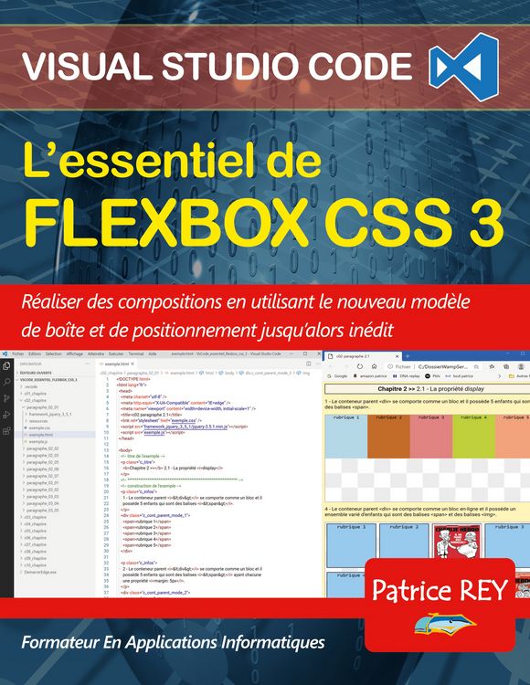 Produktbild: L'essentiel de Flexbox CSS 3
