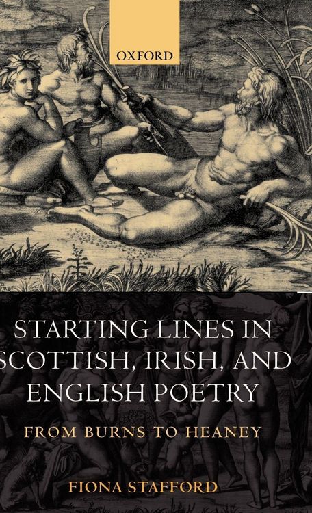 Produktbild: Starting Lines in Scottish, Irish, and English Poetry
