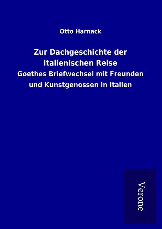 Produktbild: Zur Dachgeschichte der italienischen Reise