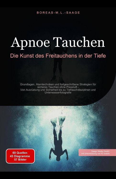 Produktbild: Apnoe Tauchen: Die Kunst des Freitauchens in der Tiefe