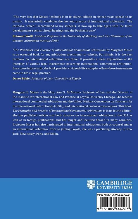 Produktbild: The Principles and Practice of International Commercial Arbitration