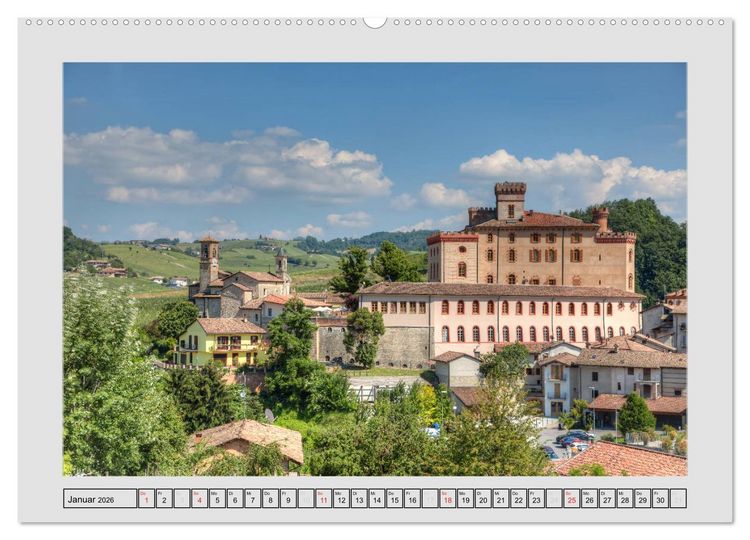 Produktbild: Piemont - die Genussregion Italiens (Wandkalender 2026 DIN A2 quer), CALVENDO Monatskalender