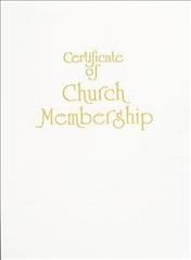 Produktbild: Contemporary Steel-Engraved Church Membership Certificate [With Envelope]
