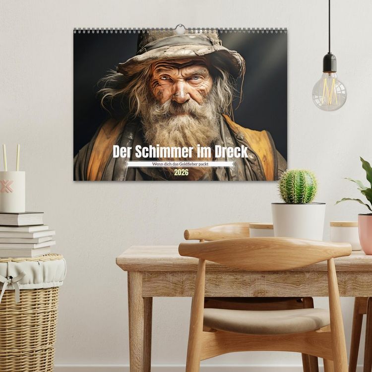 Produktbild: Der Schimmer im Dreck (Wandkalender 2026 DIN A3 quer), CALVENDO Monatskalender